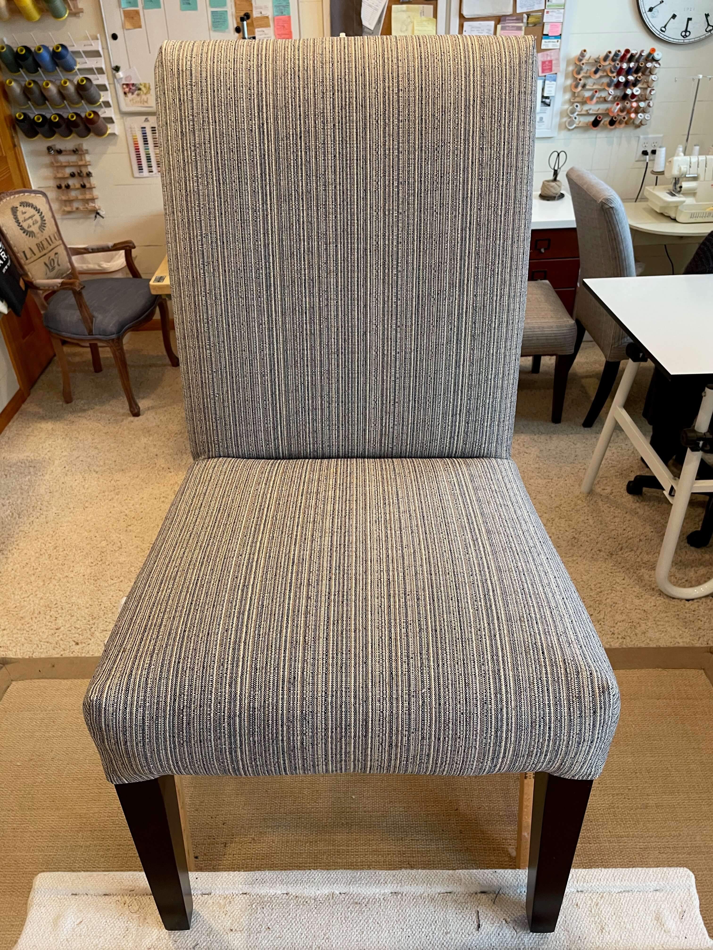 Black and white chair